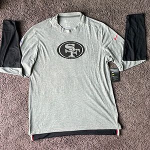 Mens Nike “SF” (Niners) Dri-Fit Long Sleeve